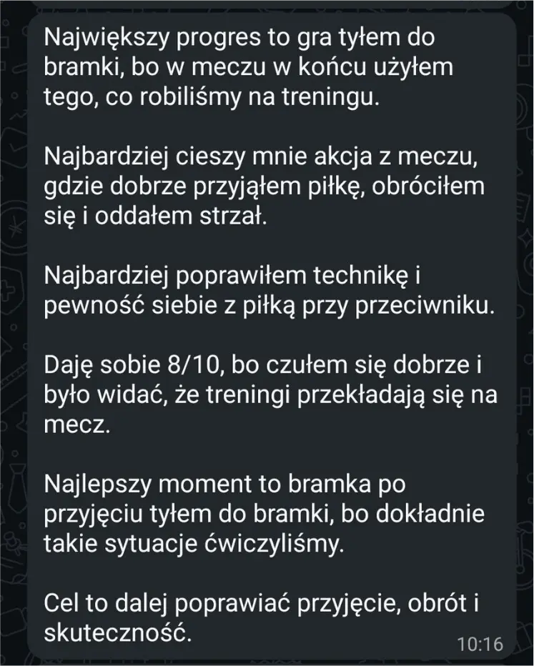 Wiadomość podopiecznego FootballFlow10 - efekt 17