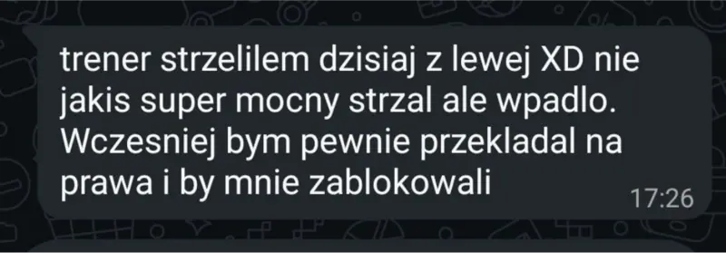 Wiadomość podopiecznego FootballFlow10 - efekt 3