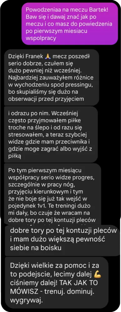 Wiadomość podopiecznego FootballFlow10 - efekt 4